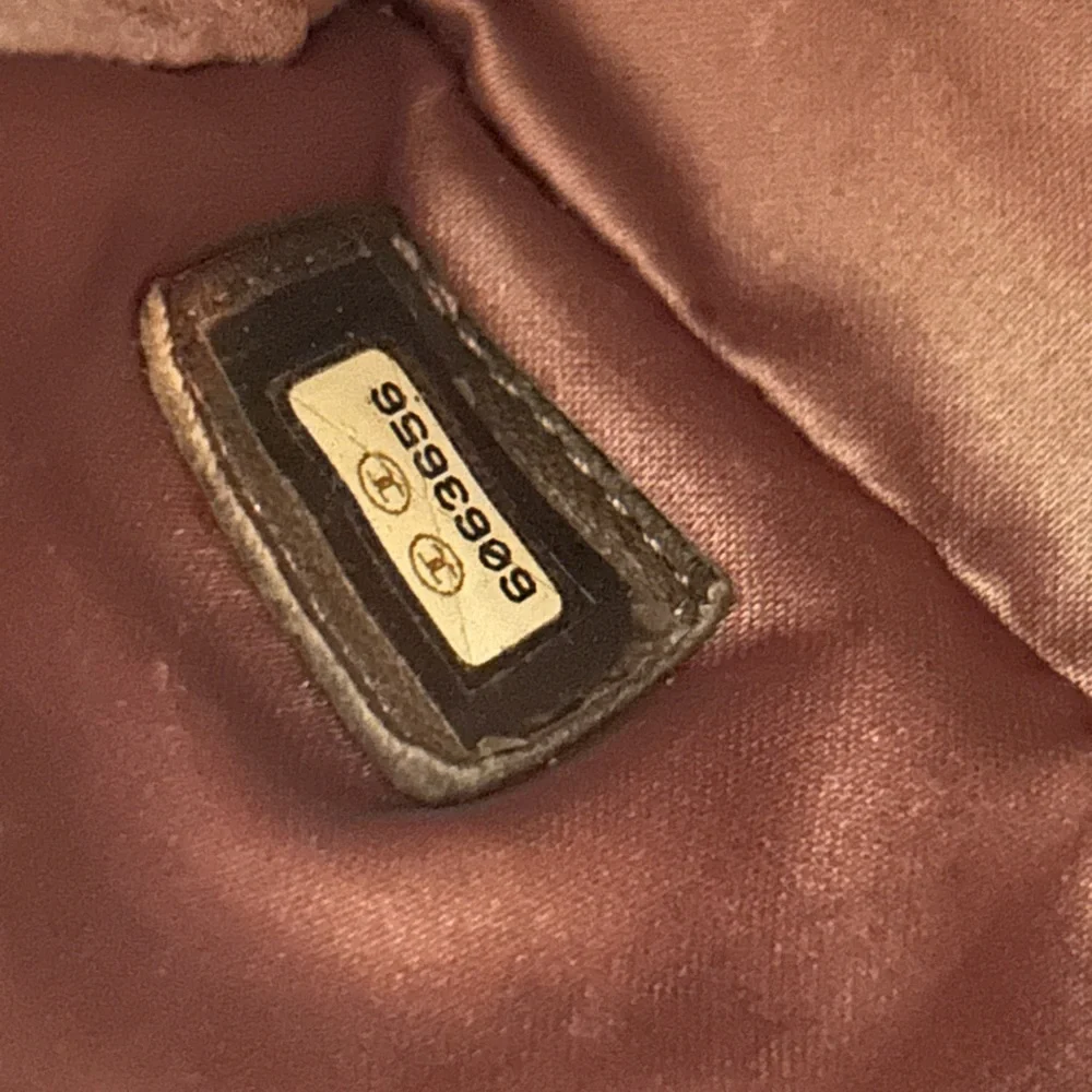 CHANEL Brown and Purple Floral CC Turnlock Crossbody Bag